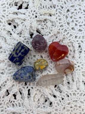 7 Piece Mixed Crystal Gemstone Set
